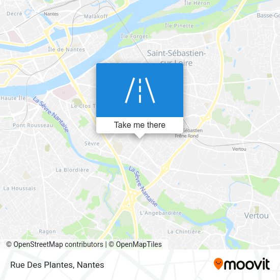 Rue Des Plantes map