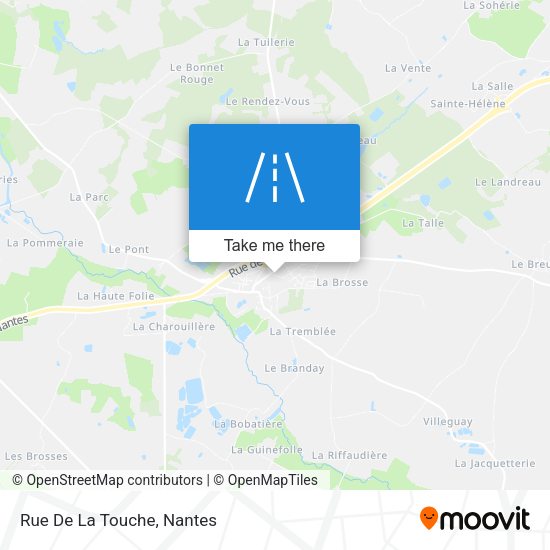 Rue De La Touche map
