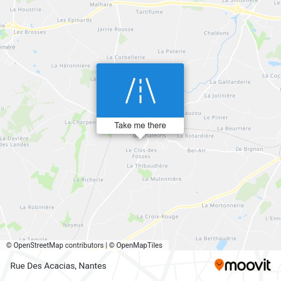 Rue Des Acacias map