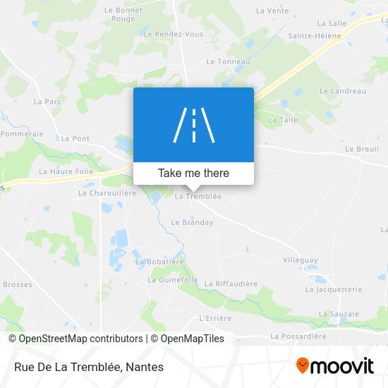 Rue De La Tremblée map