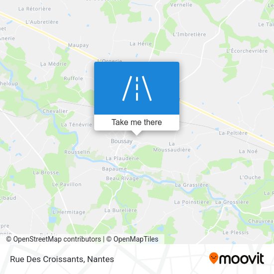 Rue Des Croissants map