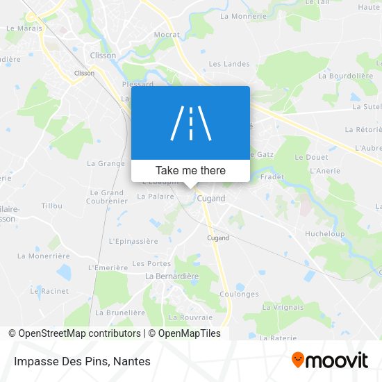 Impasse Des Pins map