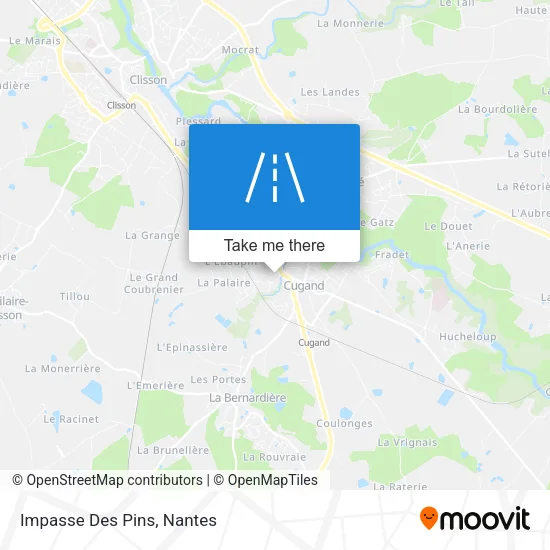 Impasse Des Pins map