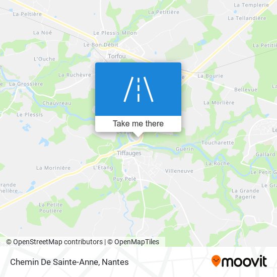 Chemin De Sainte-Anne map