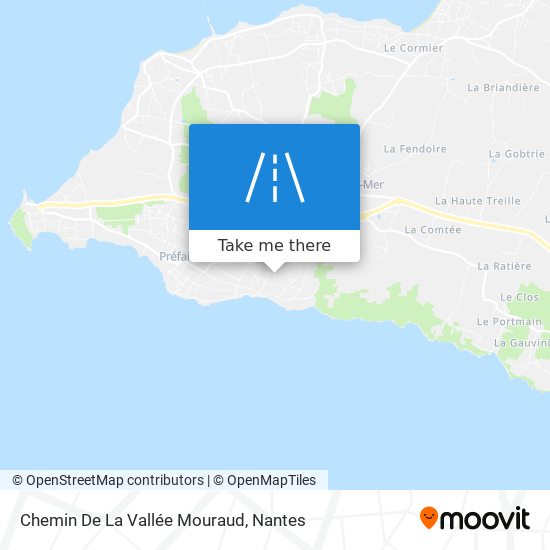 Mapa Chemin De La Vallée Mouraud
