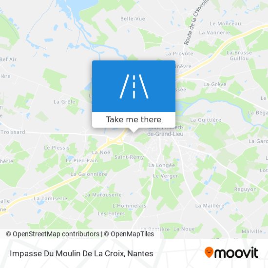 Mapa Impasse Du Moulin De La Croix