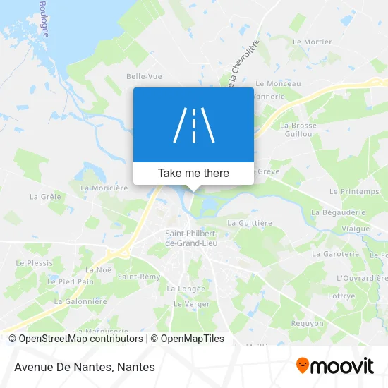 Mapa Avenue De Nantes