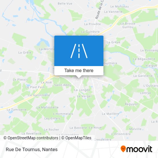Rue De Tournus map