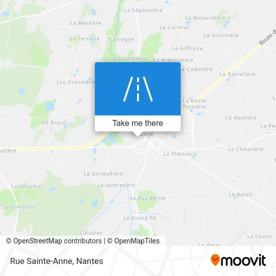 Rue Sainte-Anne map