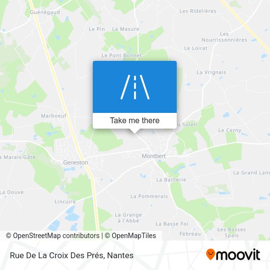 Rue De La Croix Des Prés map