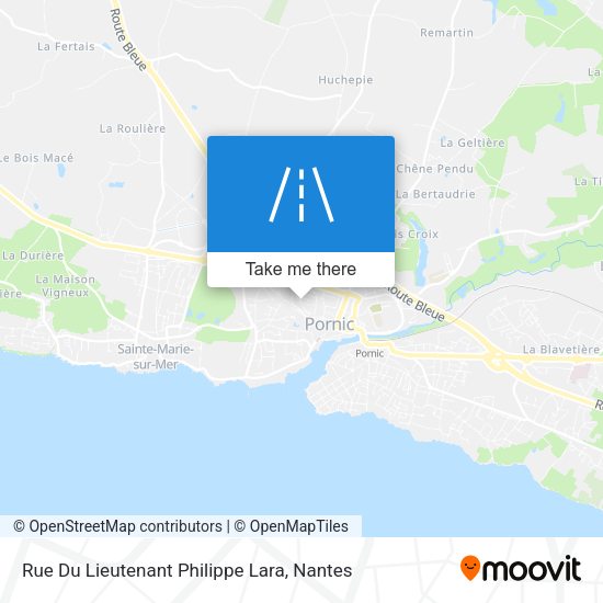 Rue Du Lieutenant Philippe Lara map