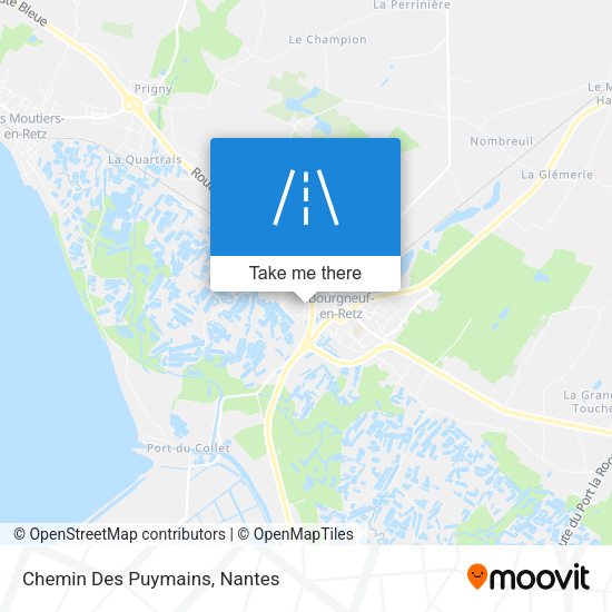 Chemin Des Puymains map