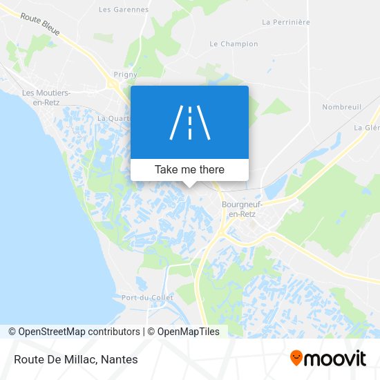 Route De Millac map