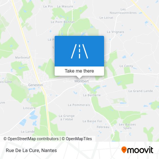 Rue De La Cure map