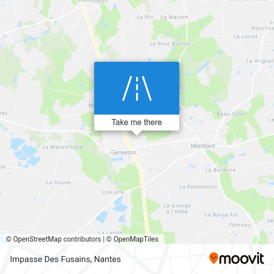 Impasse Des Fusains map