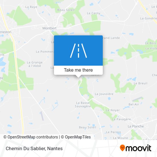 Chemin Du Sablier map