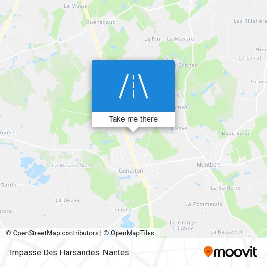 Impasse Des Harsandes map