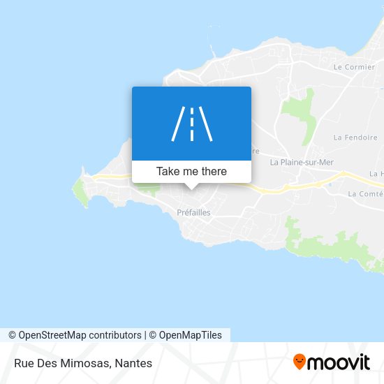 Rue Des Mimosas map