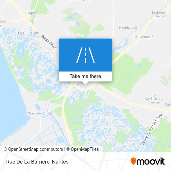 Rue De La Barrière map