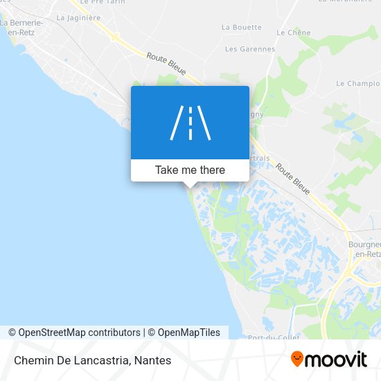 Chemin De Lancastria map