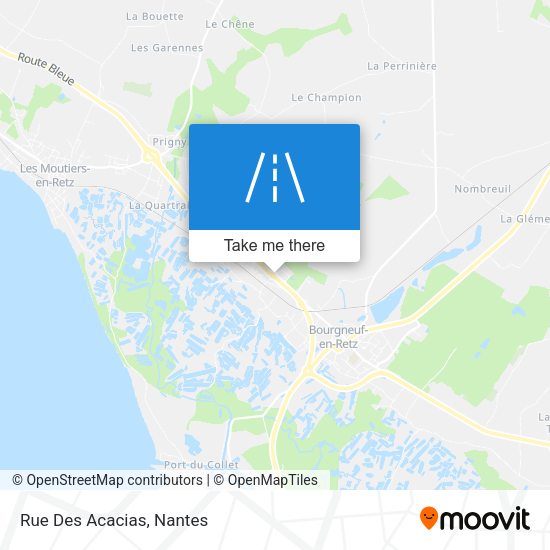 Rue Des Acacias map