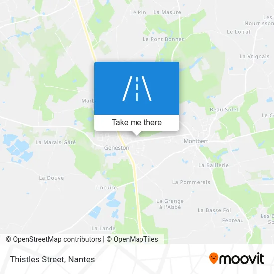 Rue Des Chardons map