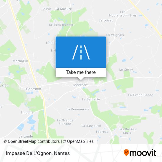 Impasse De L'Ognon map
