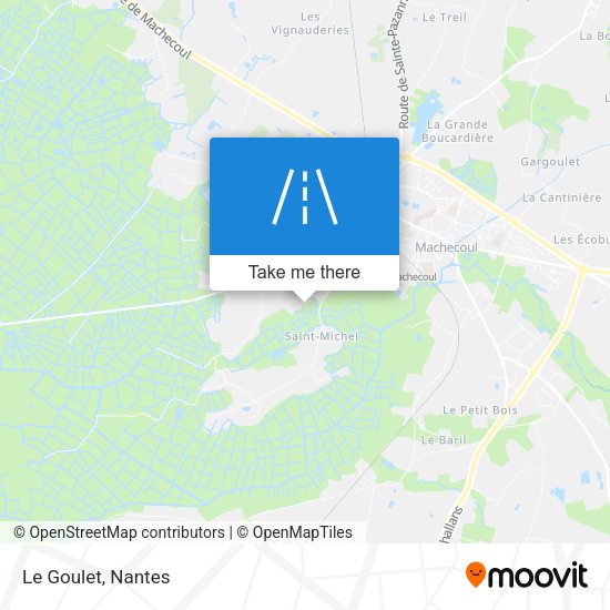 Le Goulet map