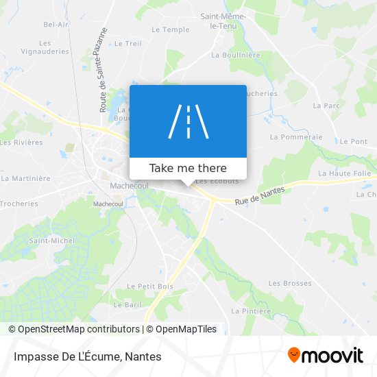 Impasse De L'Écume map