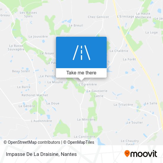 Impasse De La Draisine map