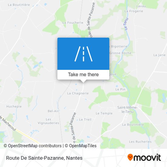 Route De Sainte-Pazanne map
