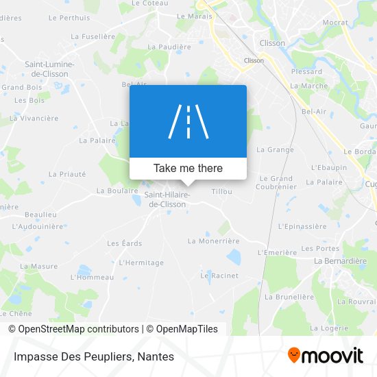 Impasse Des Peupliers map