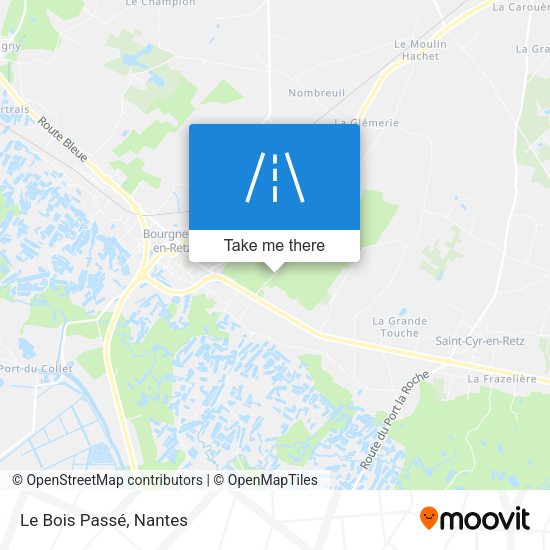 Le Bois Passé map