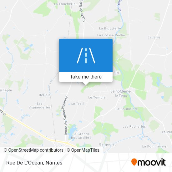 Rue De L'Océan map