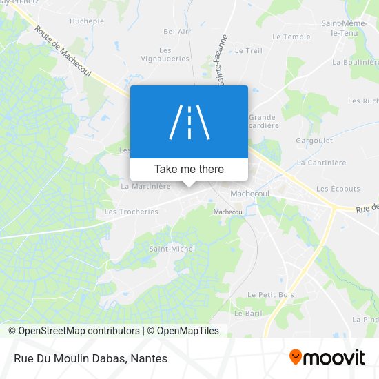 Rue Du Moulin Dabas map