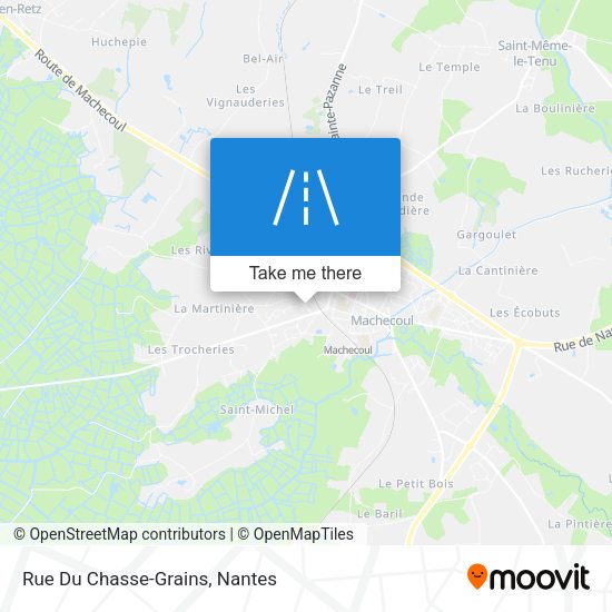 Rue Du Chasse-Grains map