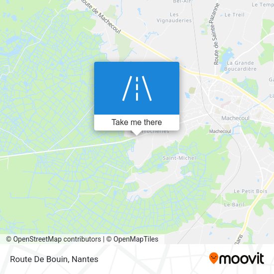 Route De Bouin map