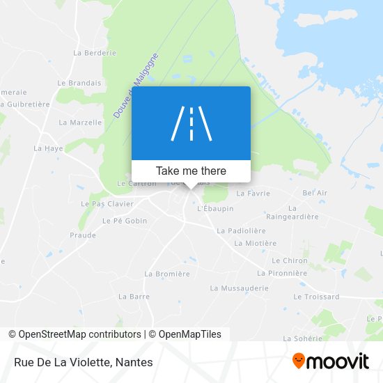 Rue De La Violette map