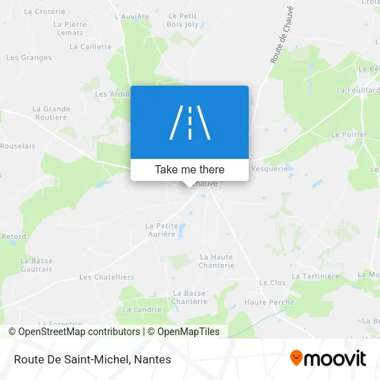 Route De Saint-Michel map