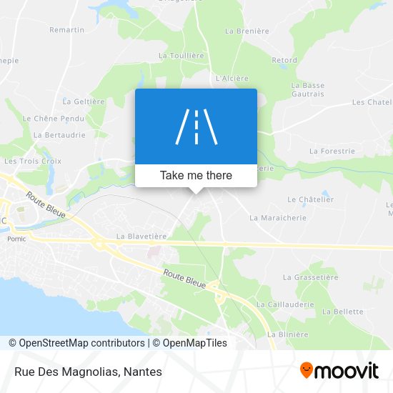 Rue Des Magnolias map