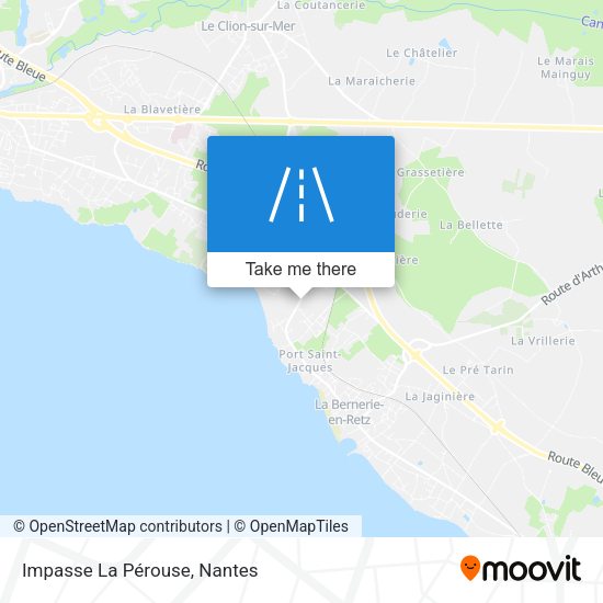 Impasse La Pérouse map