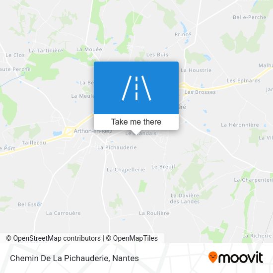 Chemin De La Pichauderie map