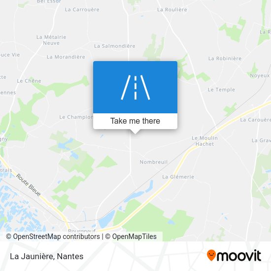 La Jaunière map