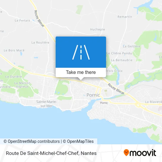 Route De Saint-Michel-Chef-Chef map