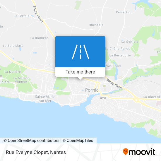 Rue Evelyne Clopet map