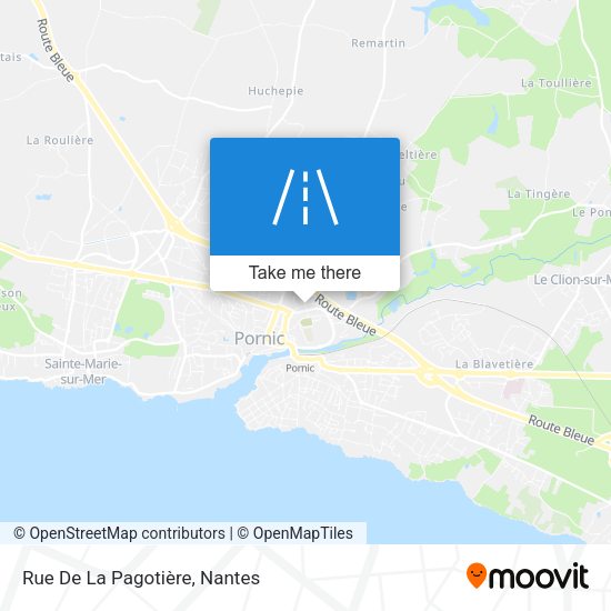 Rue De La Pagotière map
