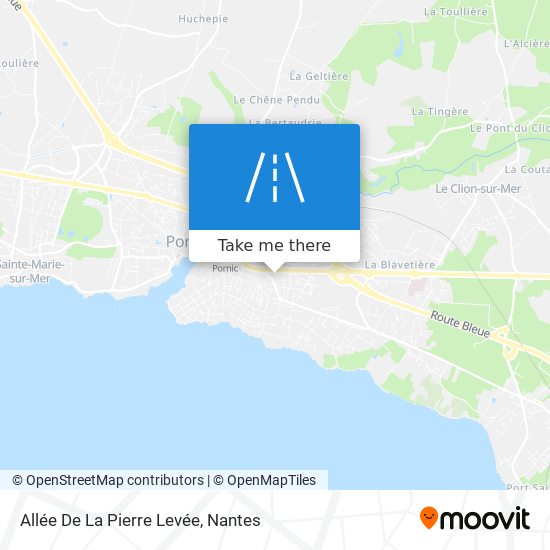 Allée De La Pierre Levée map