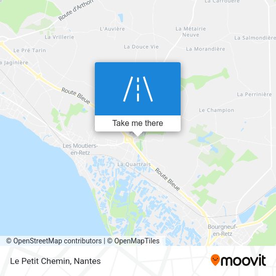 Le Petit Chemin map
