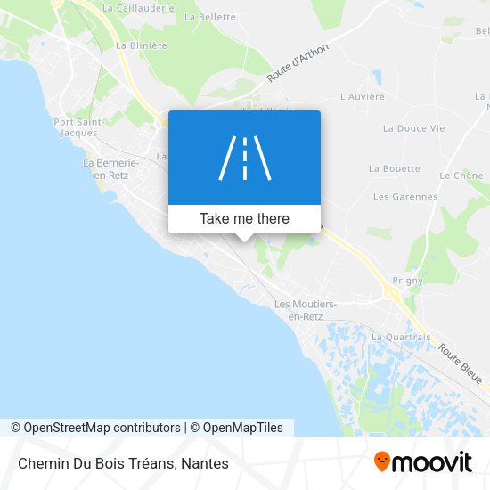 Chemin Du Bois Tréans map
