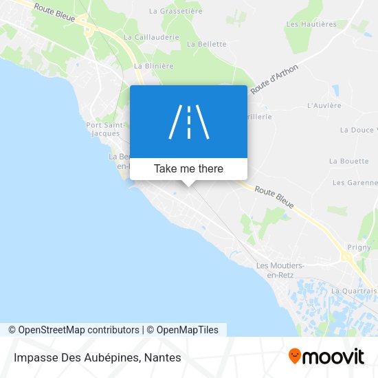 Impasse Des Aubépines map